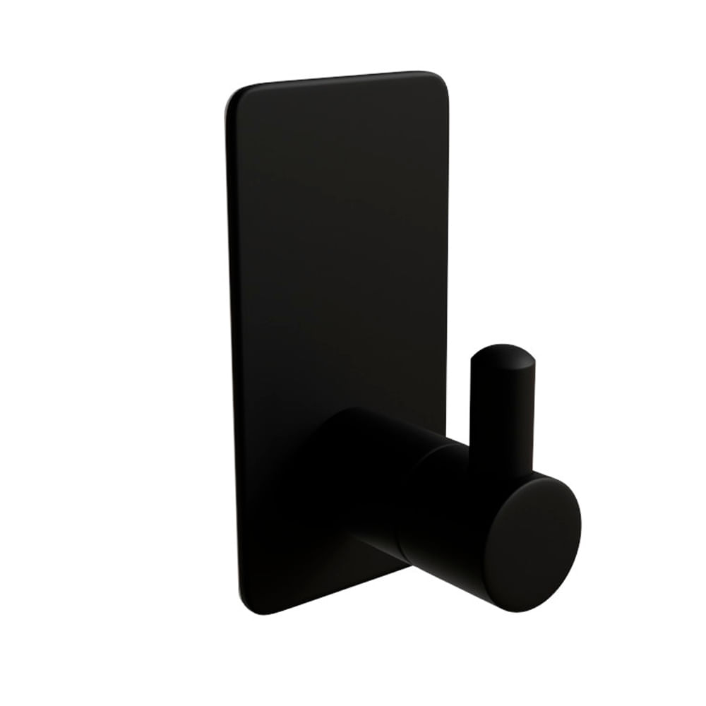 Cabide Delia 40×80 mm Aco Inox 304 Preto Italy Line 82724_0